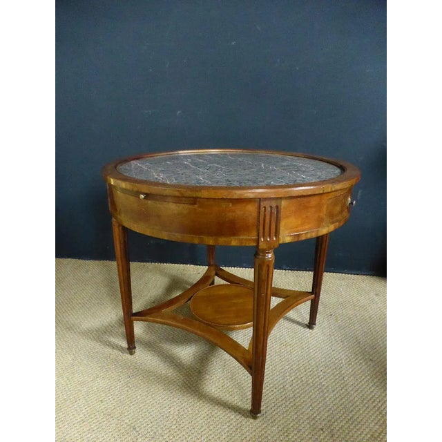 Vintage Mahogany Bouillotte Table For Sale - Image 9 of 11