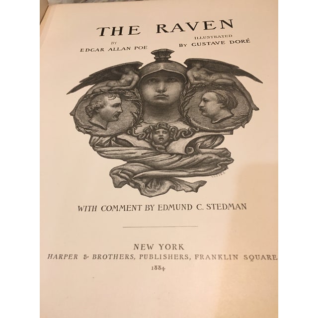 Gustave Doré Illustrated the Raven by Edgar Allen Poe 1st American Edition 1884 For Sale - Image 9 of 18