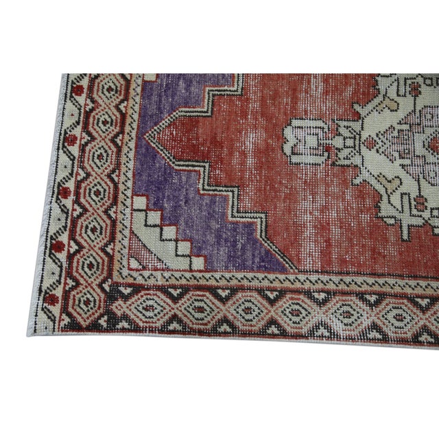 Turkish Vintage Turkish Rug 2'9" x 9'8" For Sale - Image 3 of 6