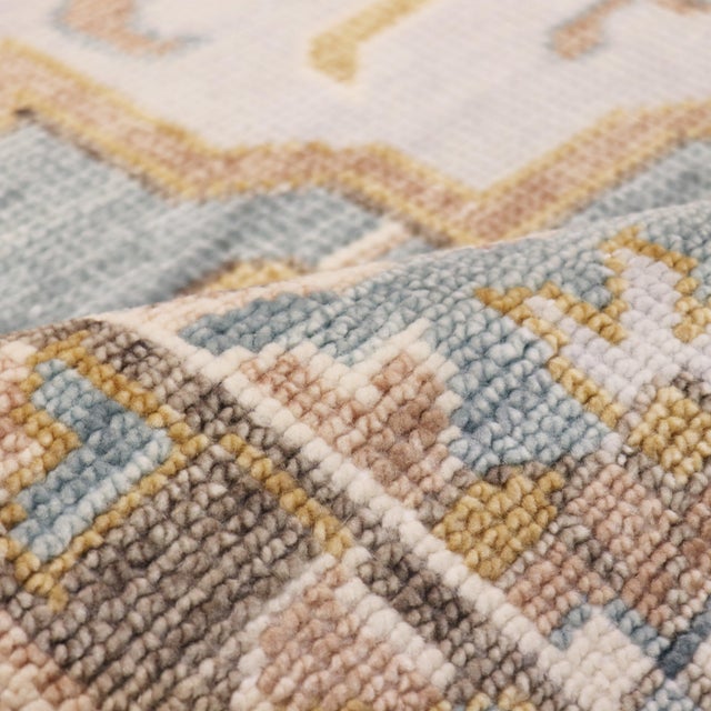 Traditional Pasargad Home Serapi L. Blue Wool Area Rug, 9'10'' X 13'11'' For Sale - Image 3 of 5