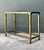 Brass Vintage Brass Console Table After Mastercraft For Sale - Image 8 of 12