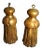19th Century French Napoleon III Carved & Gilt Wood Drapery Tassels - a Pair For Sale