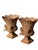Pair Woven Rattan/Wicker Urns With Bows For Sale - Image 13 of 14