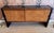 Italian Black Lacquered Wood and Suede Fronted Sideboard, 1940 For Sale - Image 3 of 9