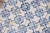 Blue Antique 18th Century Portuguese Blue & White Tiles Set of 61 With Repeating Floral-Geometric Pattern For Sale - Image 8 of 18