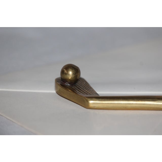 Mid-Century Modern Gold Golf Club Letter Opener For Sale - Image 3 of 13