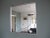 Vintage Aluminum Square Mirror For Sale - Image 3 of 8