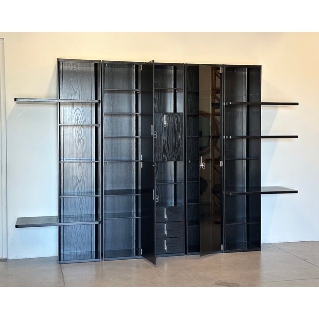 1970s Modular Bookcase by Vittorio Introini for Saporiti, 1970s For Sale - Image 5 of 13