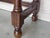 Brown Early 20th Century Spanish Console Table With 2 Drawers and Turned Legs For Sale - Image 8 of 9