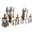 19th Century French Bronze and Crystal Wall Sconces - Pair For Sale
