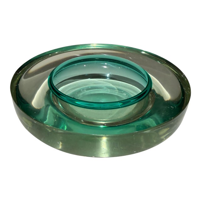 Dish Catch All Murano Bowl Sommerso Flavio Poli Attributed For Sale