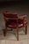 Vintage Set of Four Nailhead Trim Barrel-Back Leather Armchairs in Oxblood For Sale - Image 12 of 12
