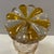 Glass Antique Bohemian Amber German Goblet For Sale - Image 7 of 7