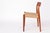 1960s Mid-Century Modern Model 77 and 57 Dining Chairs in Teak and Cord by Niels Otto (N. O.) Møller for j.l. Møllers, Denmark, 1960s, Set of 6 For Sale - Image 5 of 8