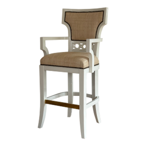 Coco Bar Stools With Back and Arms by Jan Showers