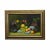 Still Life with Fruits, oil painting on canvas, Germany 1950s An impressive Biedermeier style still life painting...