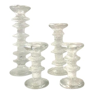 Iittala Festivo Candlesticks - Set of 4 For Sale