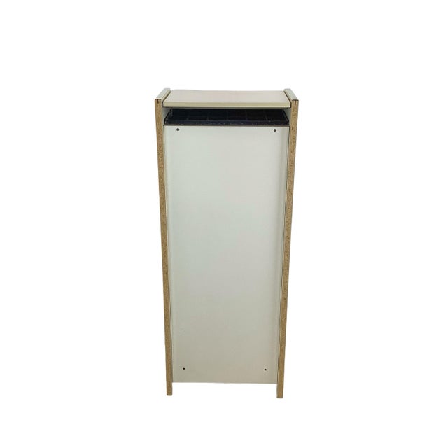 Vintage 1980s Postmodern Jewelry Armoire With Gold-Tone Trim For Sale - Image 10 of 18