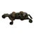 Mid 20th Century Vintage Mid-Century Indian Hand-Cast Brass Horse Figurine With Etched Verdigris Details For Sale - Image 5 of 5