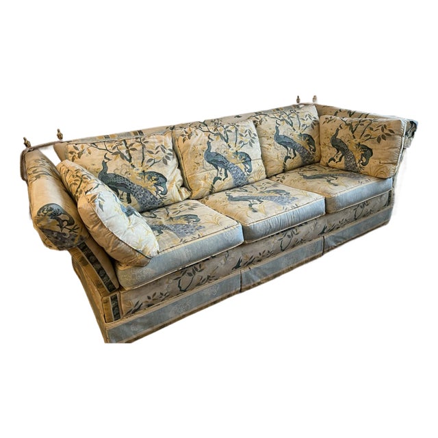 Luxurious Vintage Knole Drop-Arm Sofa, Custom-Made in Uk. Comfort With Style! For Sale
