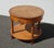 Baker Furniture Company Vintage Neoclassical Baker Side Table Stand W Round Sunburst Table Top & Drawer For Sale - Image 4 of 12