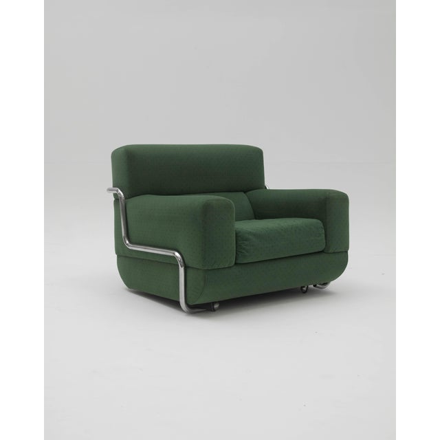 Metal Sofa and Tubular Armchairs, 1970s, Set of 3 For Sale - Image 7 of 13