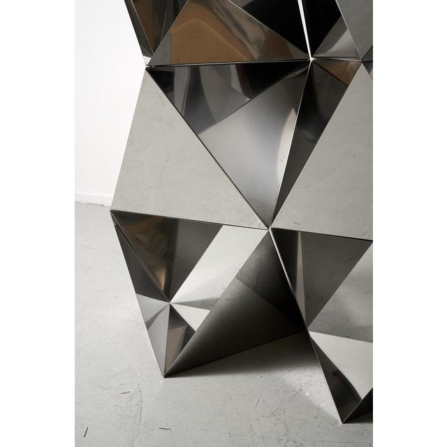 Polygon Stainless Steel Elements, 1970s, Set of 8 For Sale - Image 4 of 17