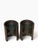 Pair of J. Robert Scott Modernist Macassar Side Tables.