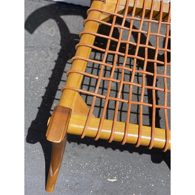 Kreiss Klismos Wood Woven Rope Dining Chairs - Set of 3 For Sale - Image 9 of 10