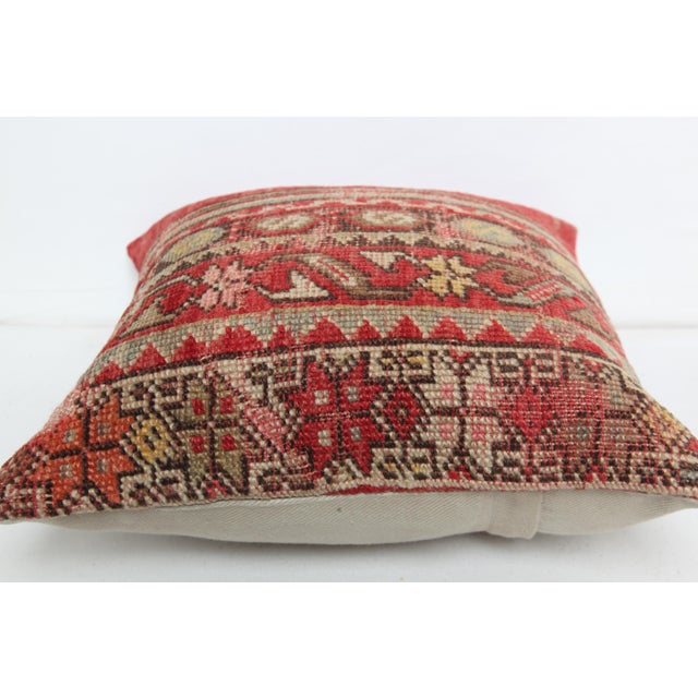 Handmade Turkish Rug Pillow Cover -14'' X 14'' For Sale - Image 4 of 9