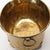 English Vintage Brass Plated Ring Handled Claw Foot Repoussé Jardinière Log Holder Planter For Sale - Image 3 of 10