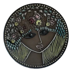 Vintage Mari Simmulson for Upsala-Ekeby Ceramic Trinket Box