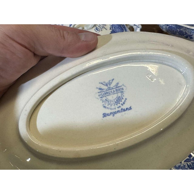 Ceramic Burgenland Decor Dinner Service by Villeroy & Boch, 1950s, Set of 32 For Sale - Image 7 of 14