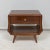A Pair of Italian Mid-Century End Tables / Nightstands with Central Drawers