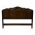 Davis Cabinet Solid Walnut Country French Provincial Style Queen Size Headboard For Sale