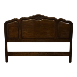 Davis Cabinet Solid Walnut Country French Provincial Style Queen Size Headboard