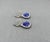 Metal 13.63 Ct Natural Tanzanite & Diamond Earring, Pair For Sale - Image 7 of 8