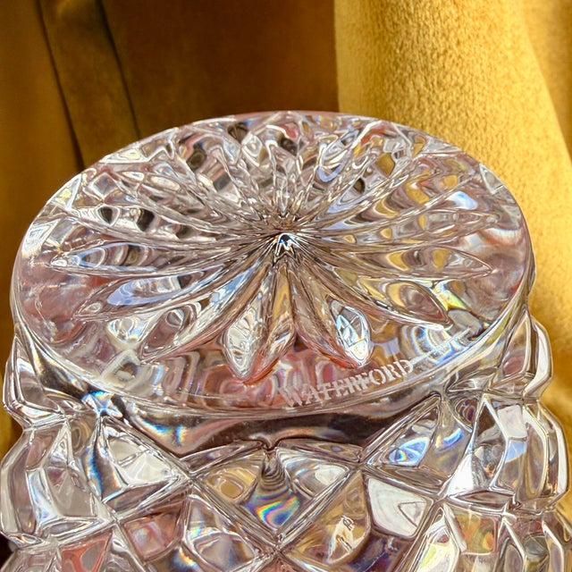 Late 20th Century Vintage Waterford Crystal Grant Flower Vase 10” For Sale - Image 5 of 5