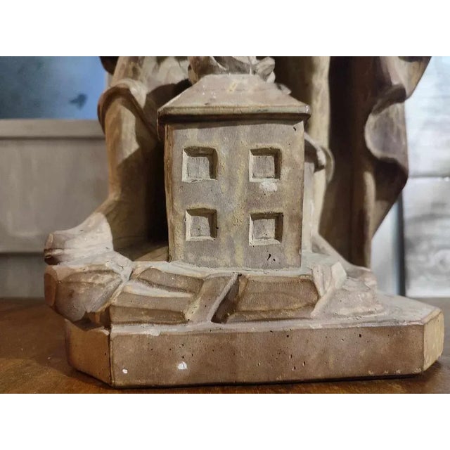 Saint Florian, 19th Century, Limewood For Sale - Image 3 of 12