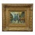 Impressionist Paris Cityscape Oil on Board Painting Notre Dame Baroque Frame 20" For Sale