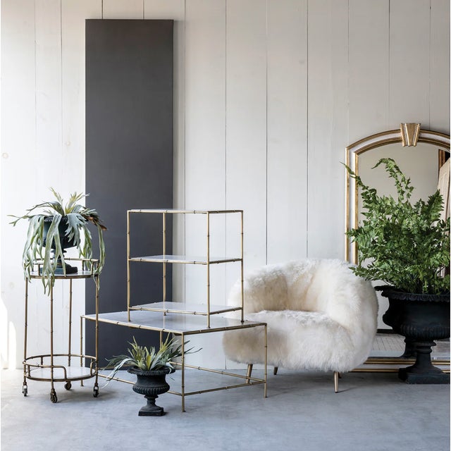 New special order item. Not vintage. The Chic table and shelf collection was inspired by the great French design houses of...