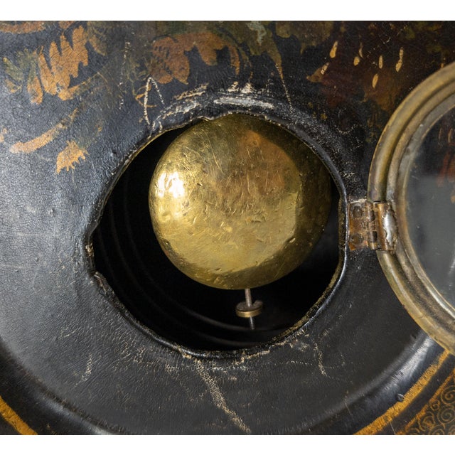 19th Century American Victorian Gothic Revival Iron Faced Mantle Clock For Sale - Image 10 of 17