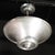 1930s Art Deco Machine Age Brushed Aluminum Pendant Chandelier Signed Edwin Guff For Sale - Image 12 of 14