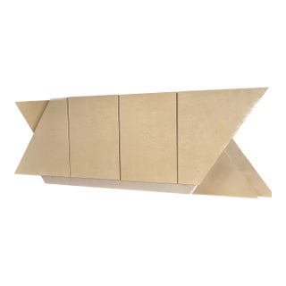 1980s Postmodern Geometric Buffet/Sideboard For Sale