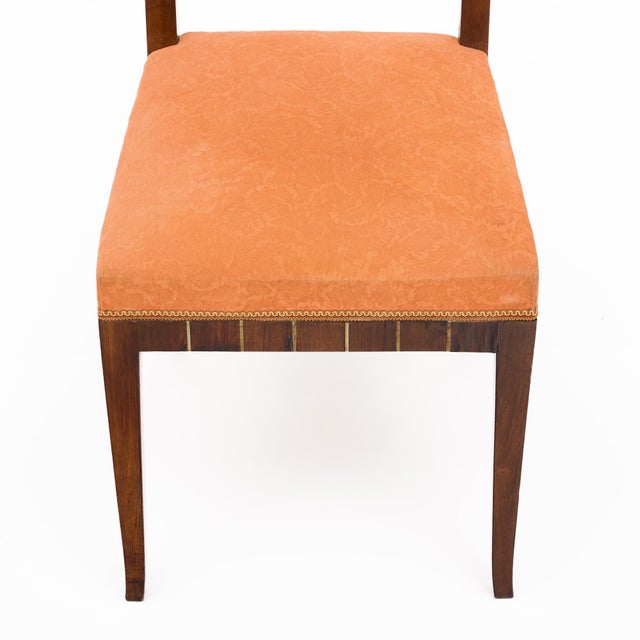 Pair of Walnut Dining Chairs, Vintage, French For Sale In Austin - Image 6 of 9