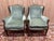 Wood Louis XVI Style Wingback Armchairs, Set of 2 For Sale - Image 7 of 7