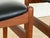Scandinavian Teak Stools with Black Leatherette Seats, 1960s, Set of 2 For Sale - Image 4 of 8