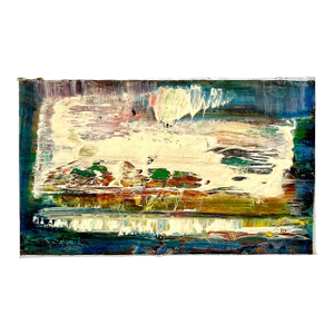 Norman Carton, American Vivid Abstract Expressionist Art Oil Painting Norman Carton, Wpa Artist