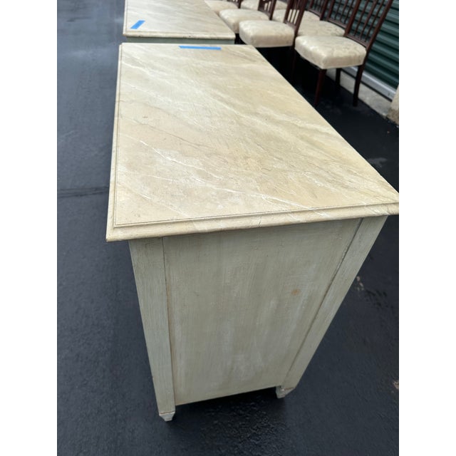 Late 20th Century Vintage French Neoclassical Style Commode / Nightstand For Sale - Image 4 of 5