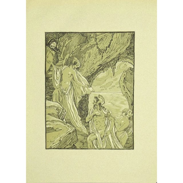 Ferdinand Bac, Ulysses and the Sorceres, Original Lithograph, 1922 For Sale